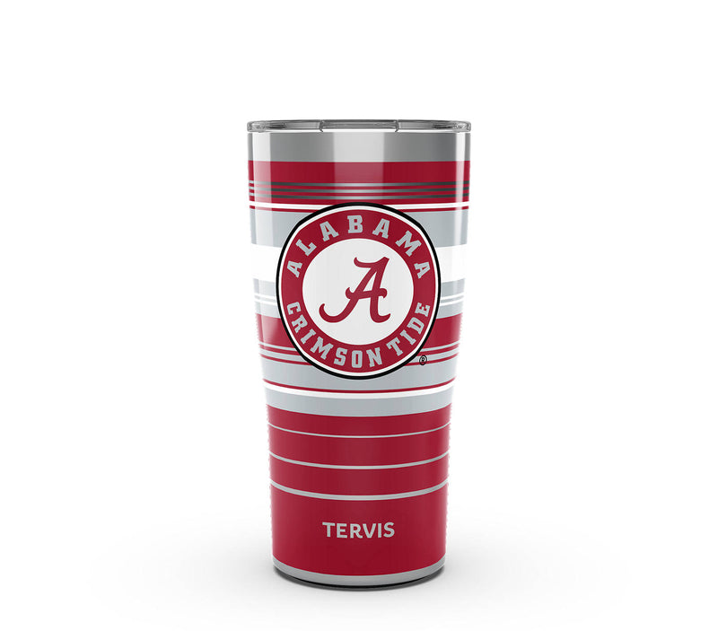 Alabama Crimson Tide - Hype Stripes Stainless Steel Tumbler