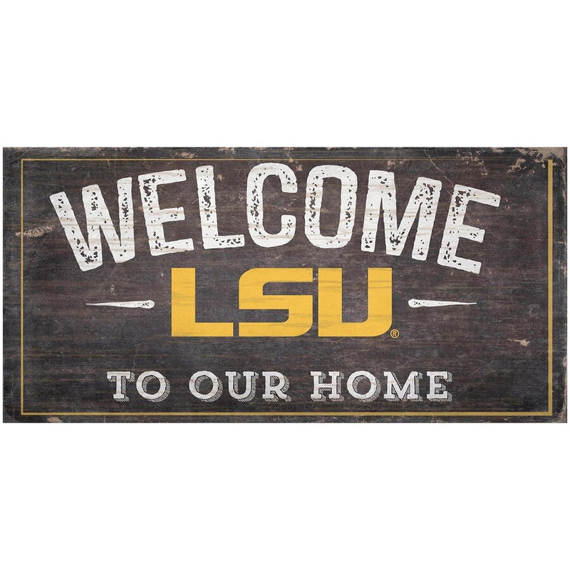 LSU Tigers Welcome Distressed Sign