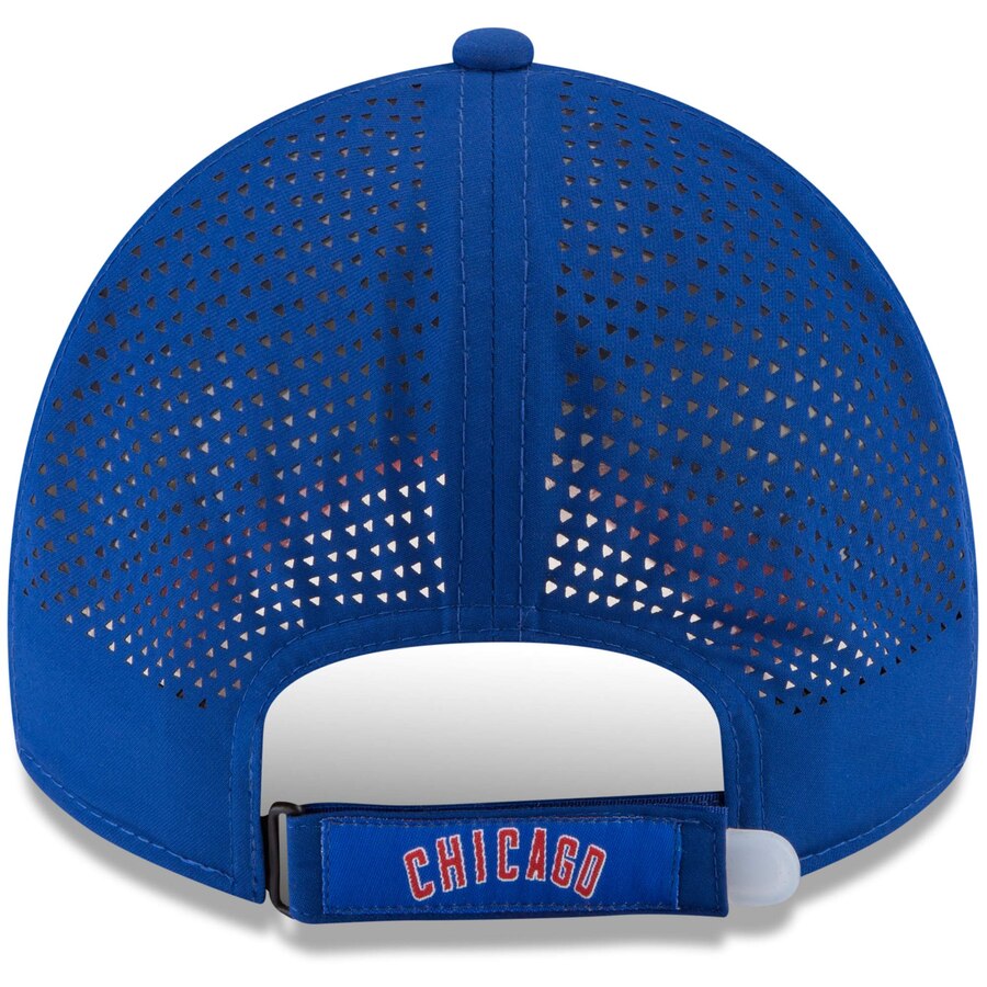 Chicago Cubs New Era Perforated Pivot 9TWENTY Adjustable Hat