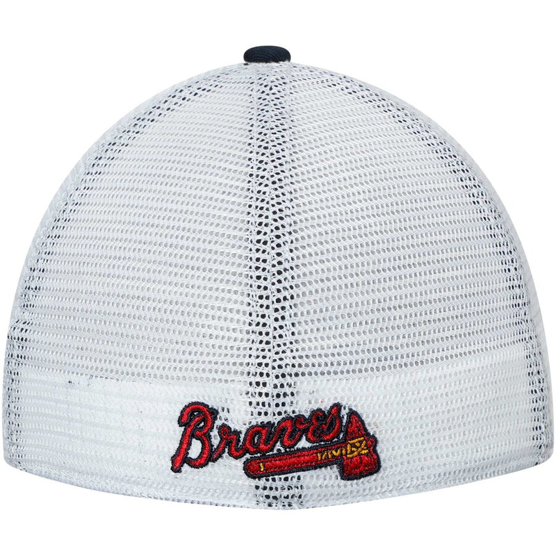 Atlanta Braves Navy/White Blue Hill Closer Two-Tone Flex Hat '47