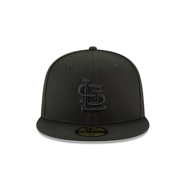 St. Louis Cardinals - 59Fifty Black on Black Hat, New Era