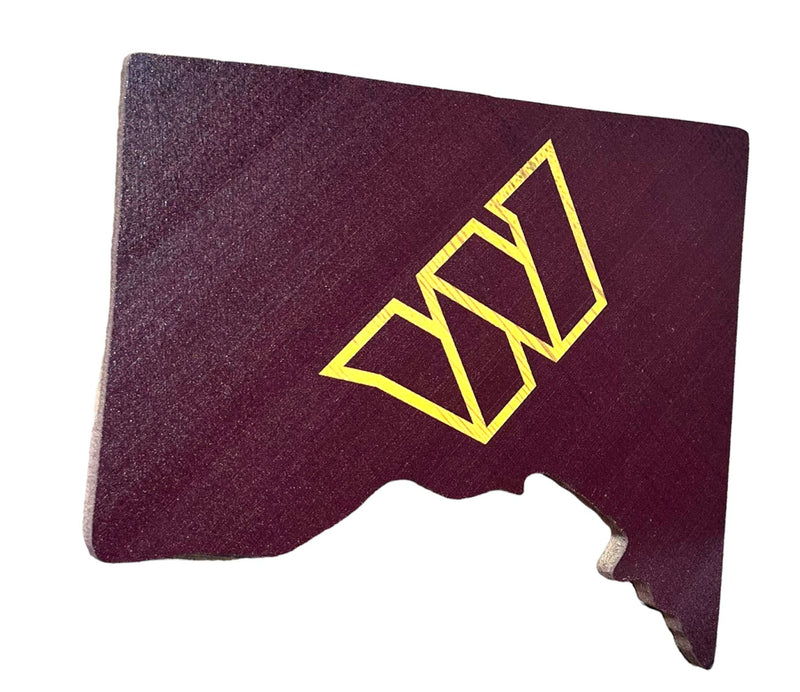 Washington Commander - State Shape Wall Decor