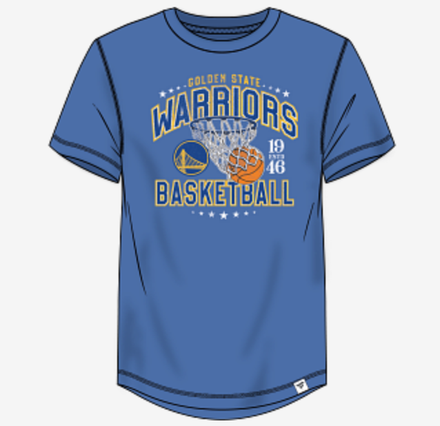 Golden State Warriors True Classics Slub T-shirt