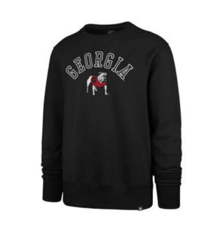 Georgia Bulldogs - Jet Black Campus Life Headline Long Sleeve