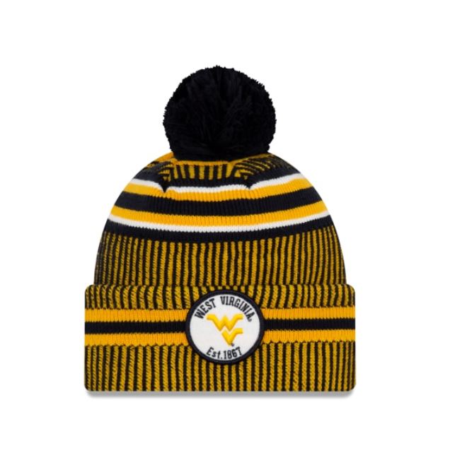 West Virginia Mountaineers - NE19 Knit Beanie, New Era