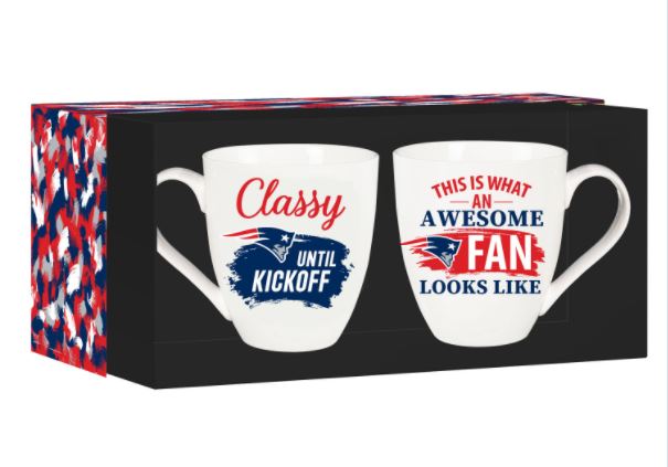 New England Patriots - O'Java Gift Set 17oz Ceramic Cup